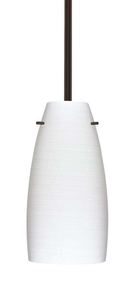 Besa Tao 10 Stem Pendant Bronze Chalk 1x100W Medium Base, 15Ft. Cord