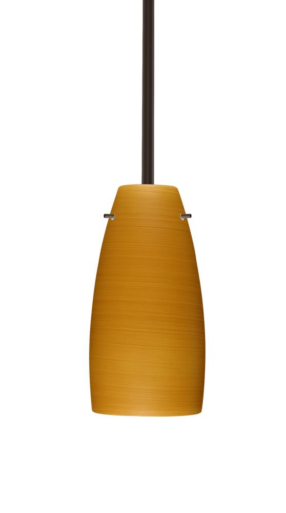 Besa Tao 10 Stem Pendant Bronze Oak 1x100W Medium Base, 15Ft. Cord
