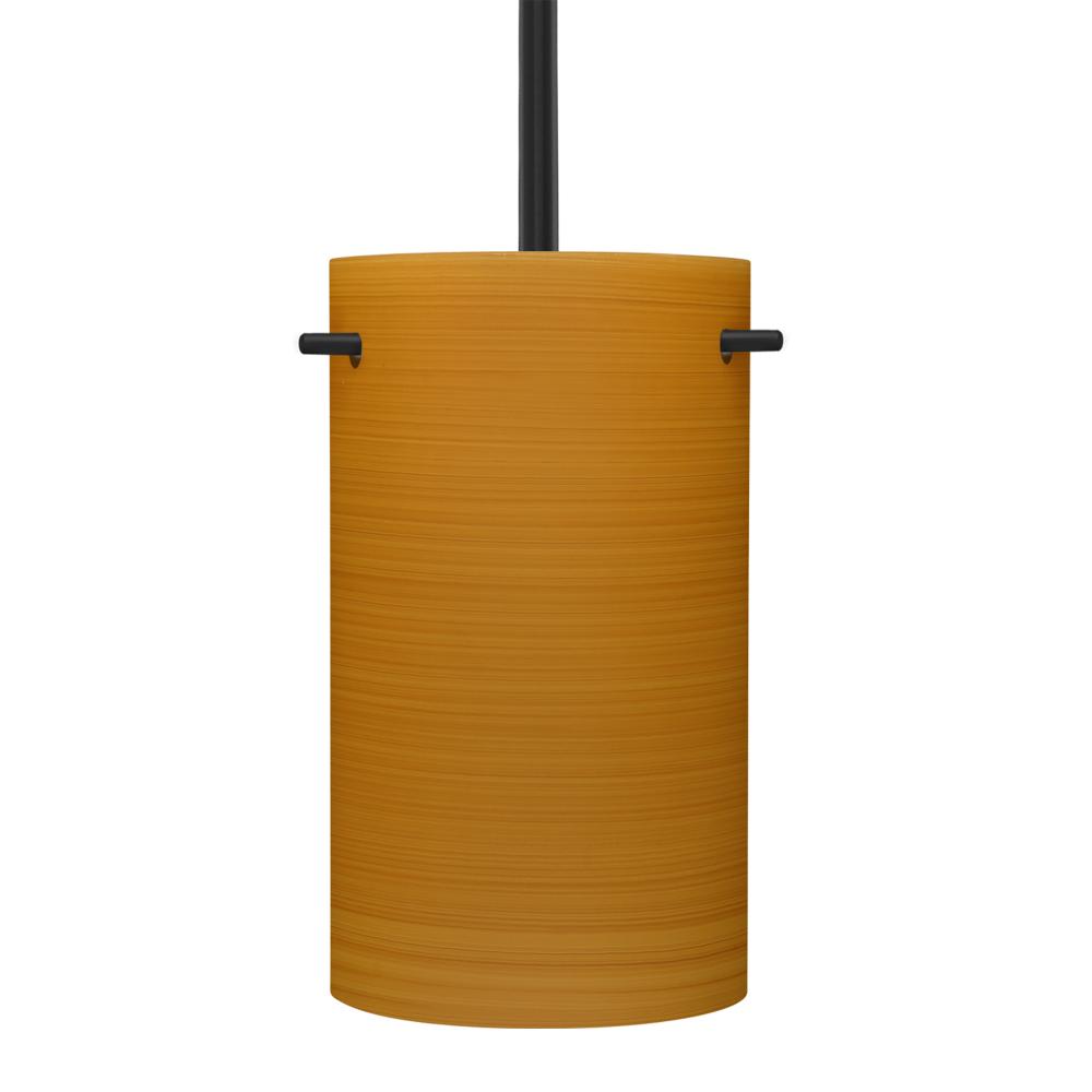 Besa Tamburo 5 Stem Pendant, Black Oak 1x100W Medium Base