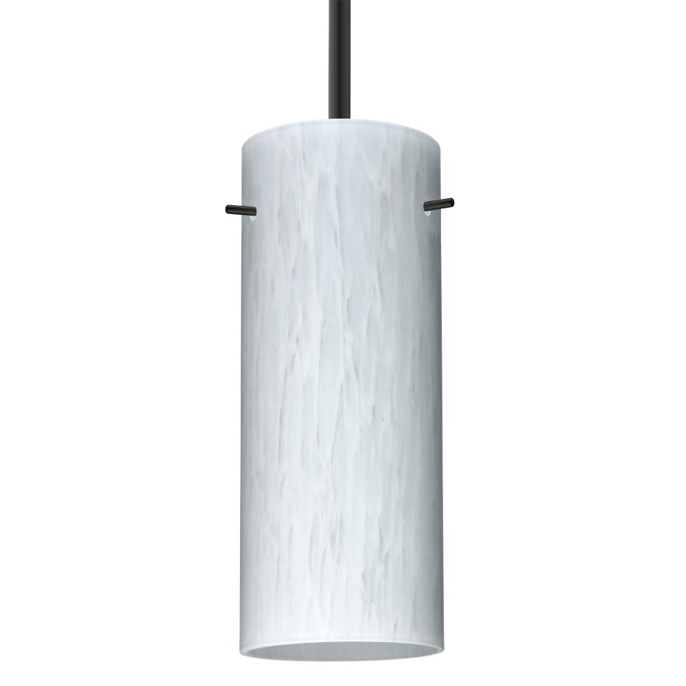 Besa Stilo 10 Stem Pendant Black Carrera 1x100W Medium Base