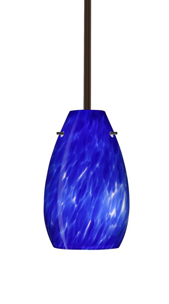 Besa Pera 9 LED Pendant Blue Cloud Bronze 1x9W LED, 15Ft. Cord