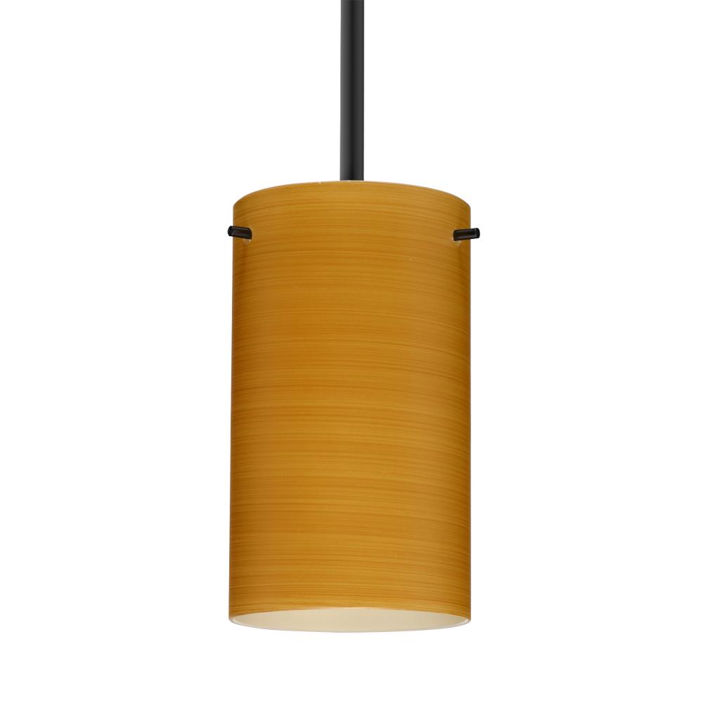 Besa Stem Stilo 7 Pendant Black Oak 1x50W E12 base
