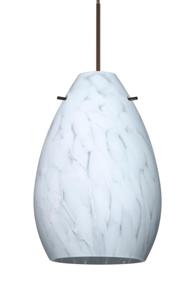 Besa Pendant Pera 6 Bronze Carrera 1x5W LED, 15Ft. Cord