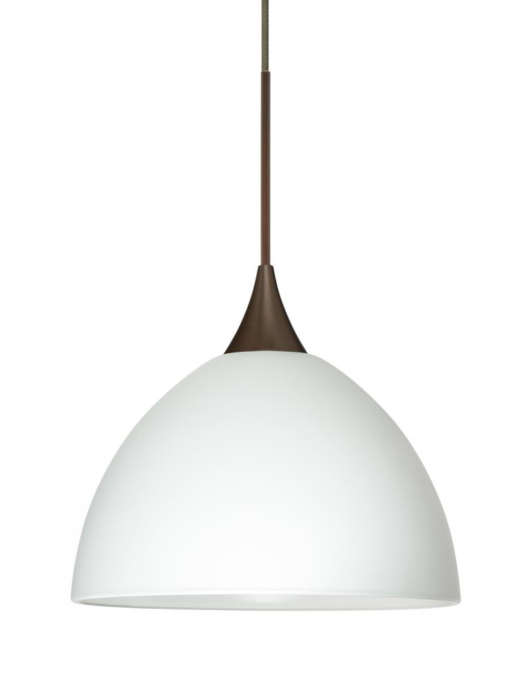 Besa Pendant Brella Bronze White 1x50W MAX GY6.35 Base, 15Ft. Cord
