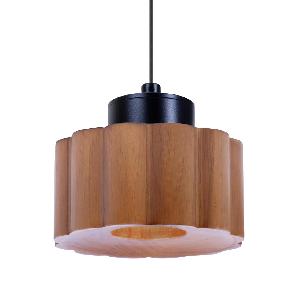 Besa Kao Pendant, Medium, Black Finish, 1x3W LED