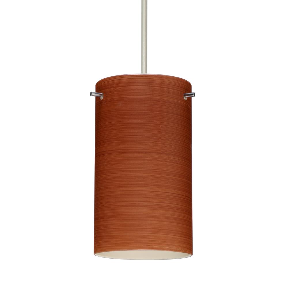 Besa Stilo 7 Pendant Satin Nickel Cherry 1x50W MAX GY6.35 Base, 277V, 0-10V Dimming
