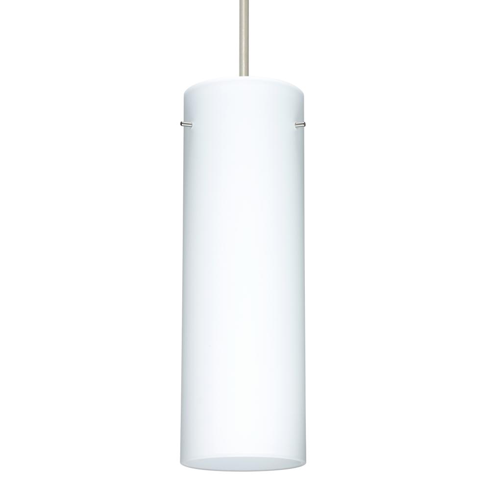 Besa Copa Pendant, Opal Matte, Satin Nickel, 1x50W MAX GY6.35 Base, 277V, 0-10V Dimming