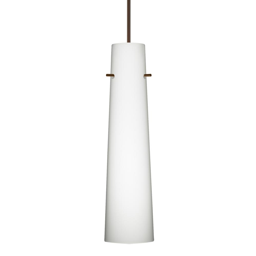 Besa Camino Pendant Bronze Opal Matte 1x50W MAX GY6.35 Base, 277V, 0-10V Dimming