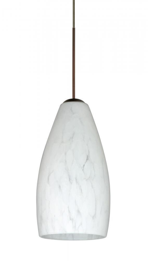 Besa Pendant Karli Bronze Carrera 1x50W MAX GY6.35 Base, 15Ft. Cord