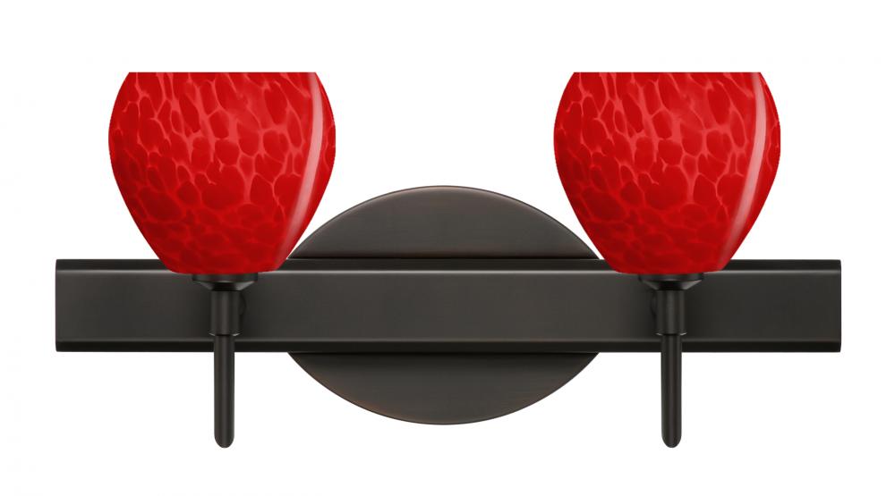 Besa Wall Tay Tay Bronze Red Cloud 2x40W G9