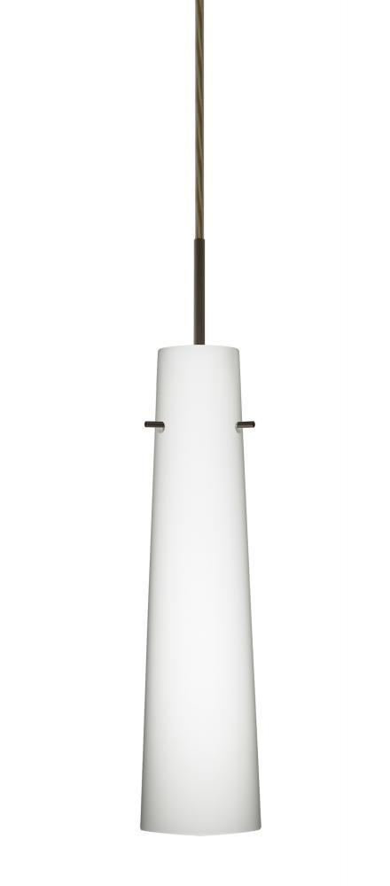 Besa Camino Pendant For Multiport Canopy Bronze Opal Matte 1x40W Halogen