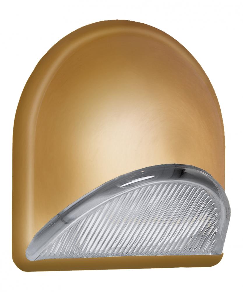 Besa Gabby Sconce, Gold/Clear, 1x60W Medium Base