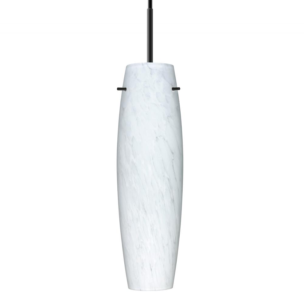 Besa Stilo 11 Pendant For Multiport Canopy Black Carrera 1x40W Medium base