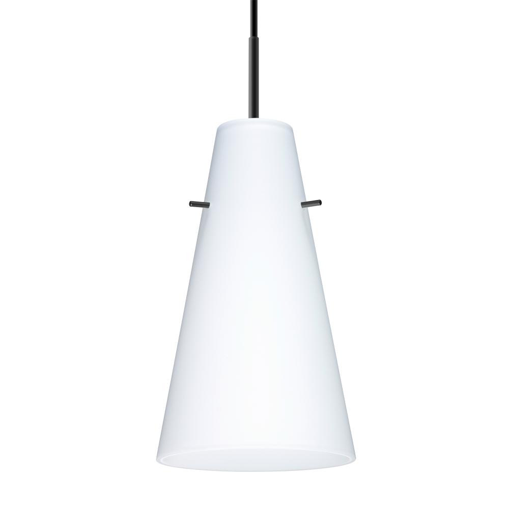 Besa Cierro Pendant For Multiport Canopy Black Opal Matte 1x100W Medium Base