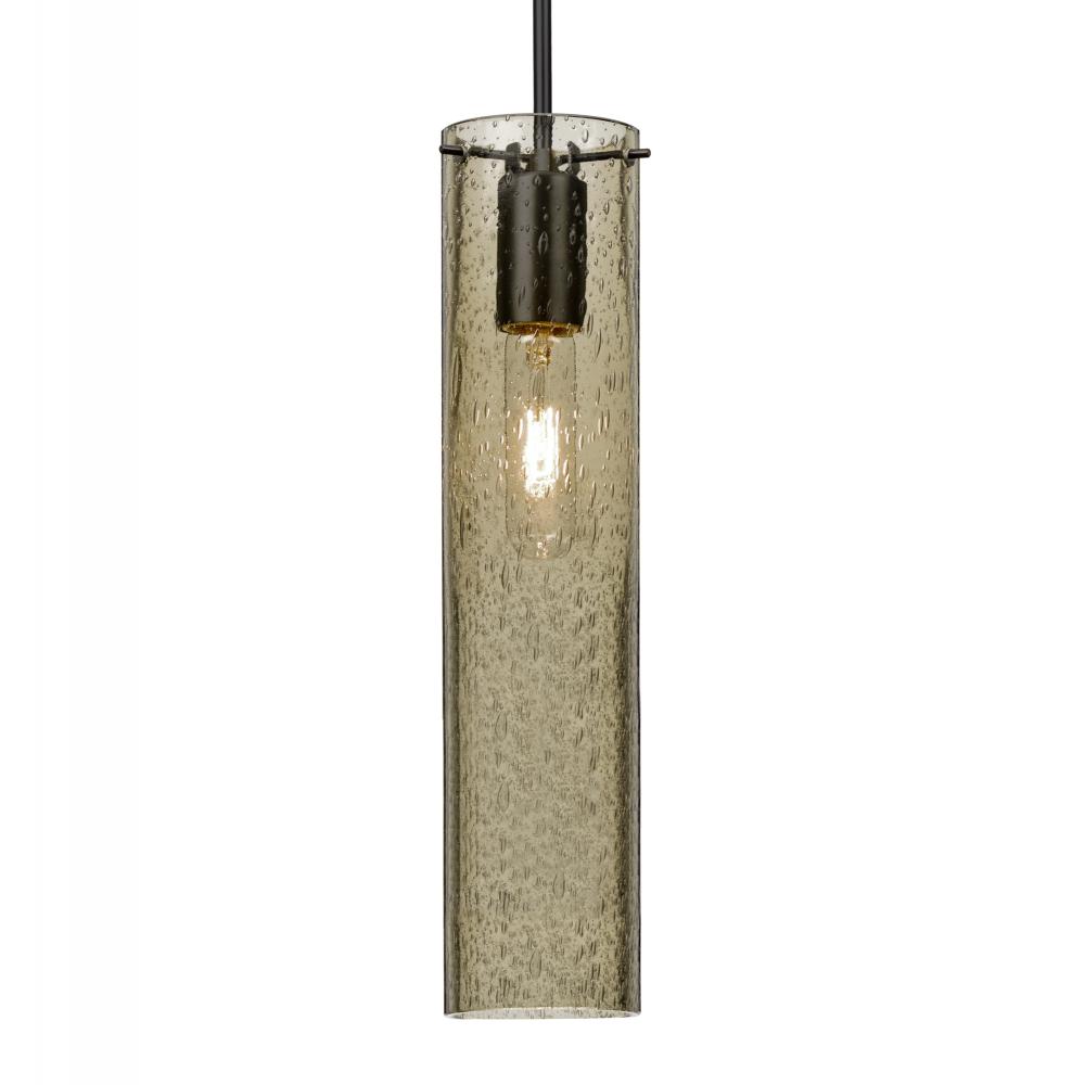 Besa, Juni 16 Pendant For Multiport Canopy, Latte Bubble, Black, 1x60W Medium Base