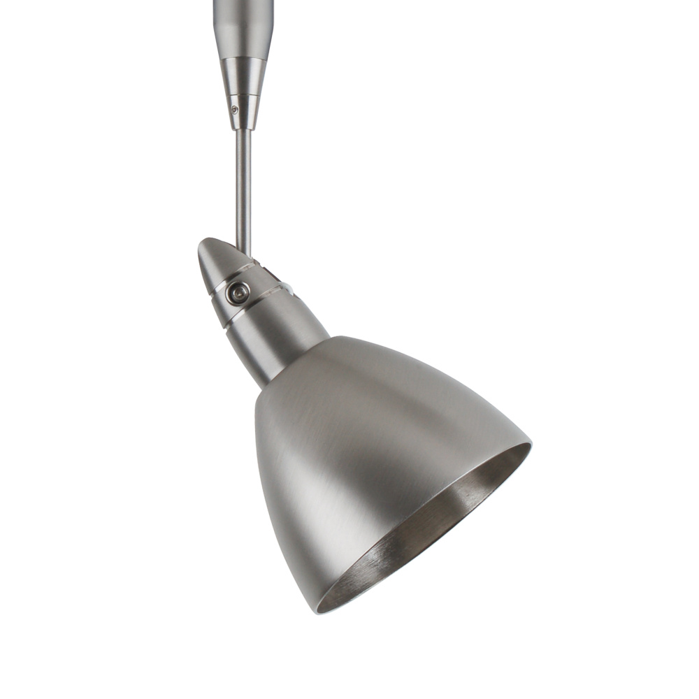 Besa Spotlight With 12" Stem Divi Satin Nickel Metal Satin Nickel 1x50W Bipin MR16