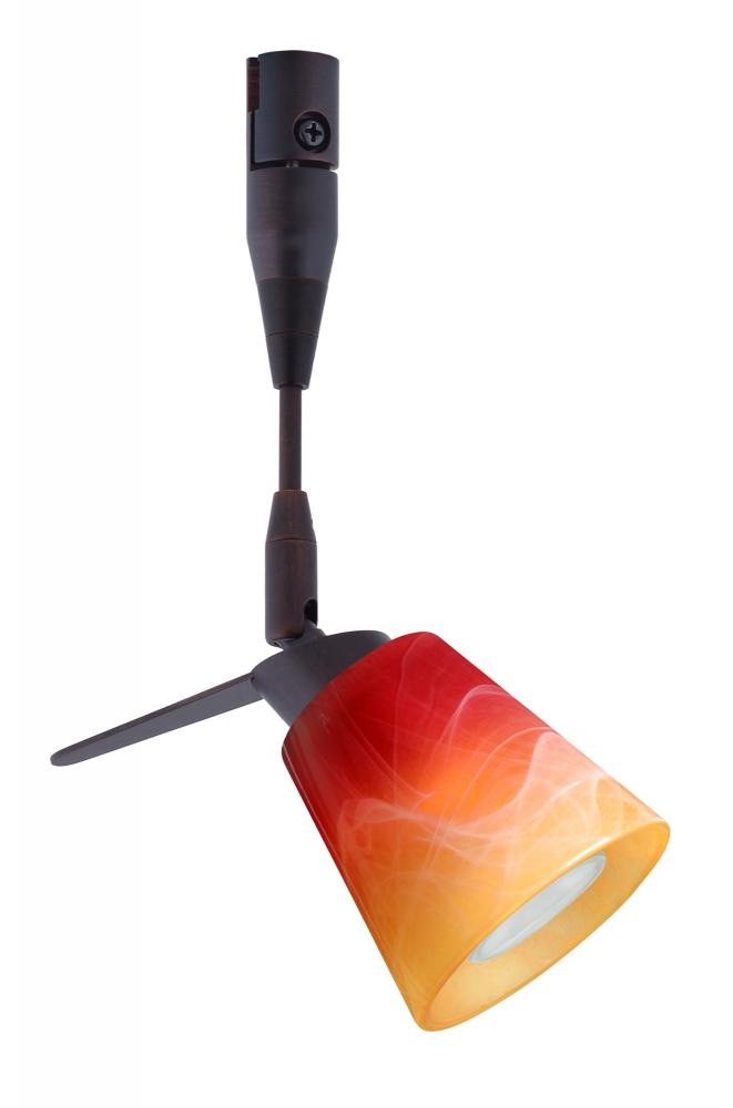 Besa Spotlight With 12" Stem Canto 3 Bronze Solare 1x35W Bipin MR11