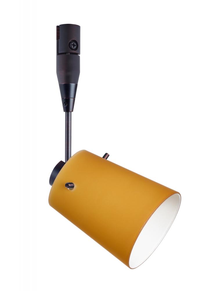 Besa Spotlight With 18" Stem Tammi 3 Bronze Amber Matte 1x50W Halogen Mr16