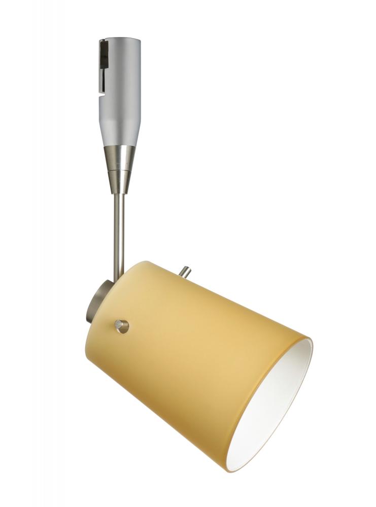 Besa Spotlight With 6" Stem Tammi 3 Satin Nickel Vanilla Matte 1x50W Bipin MR16