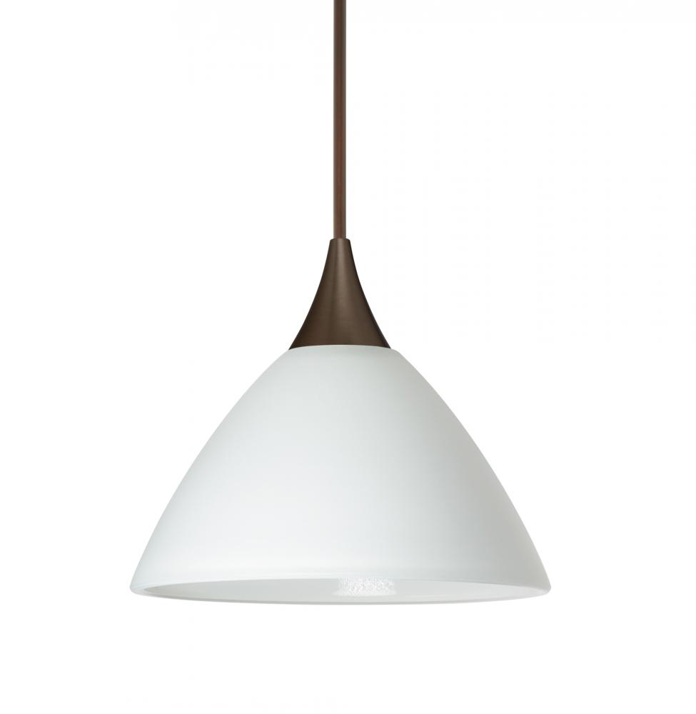 Besa Pendant Domi Bronze White 1x3W LED