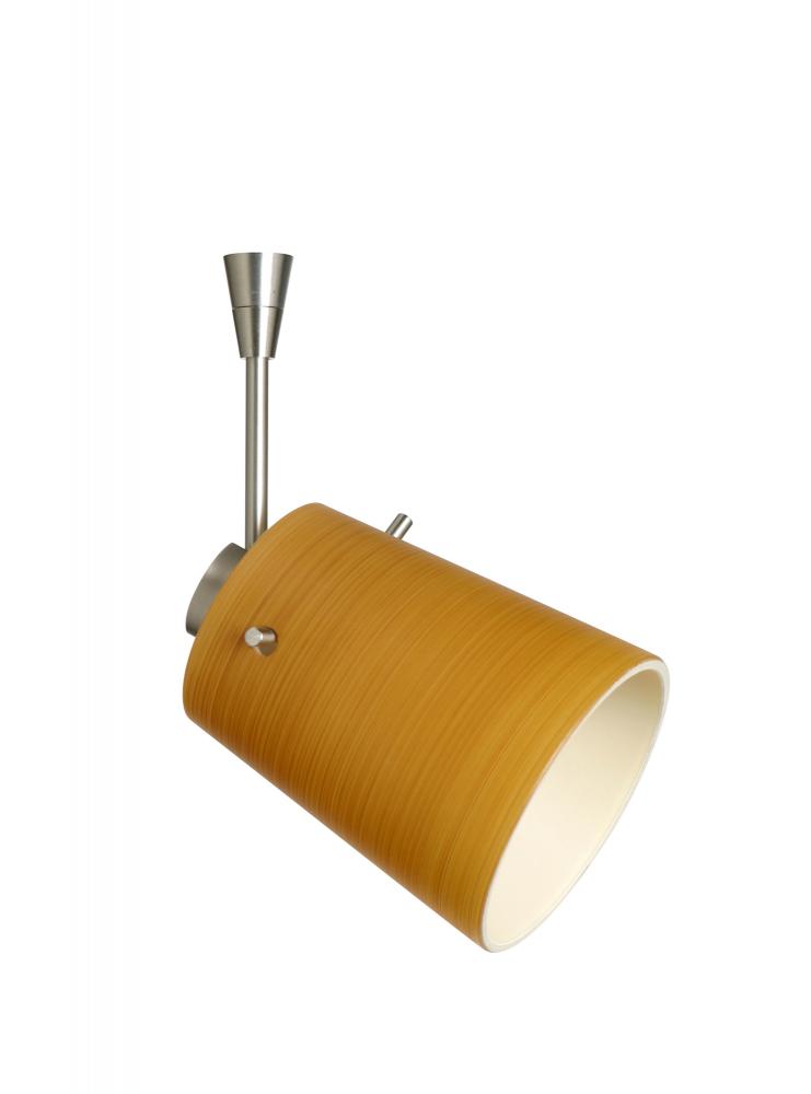 Besa Spotlight With 18" Stem Tammi 3 Satin Nickel Oak 1x50W Bipin MR16