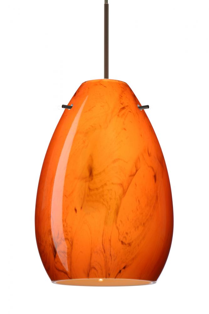 Besa Pendant For Mulitport Canopy Pera 6 Bronze Habanero 1x50W MAX GY6.35 Base, 15Ft. Cord