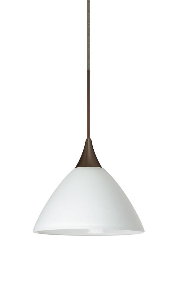 Besa Pendant For Multiport Canopy Domi Bronze White 1x50W Halogen