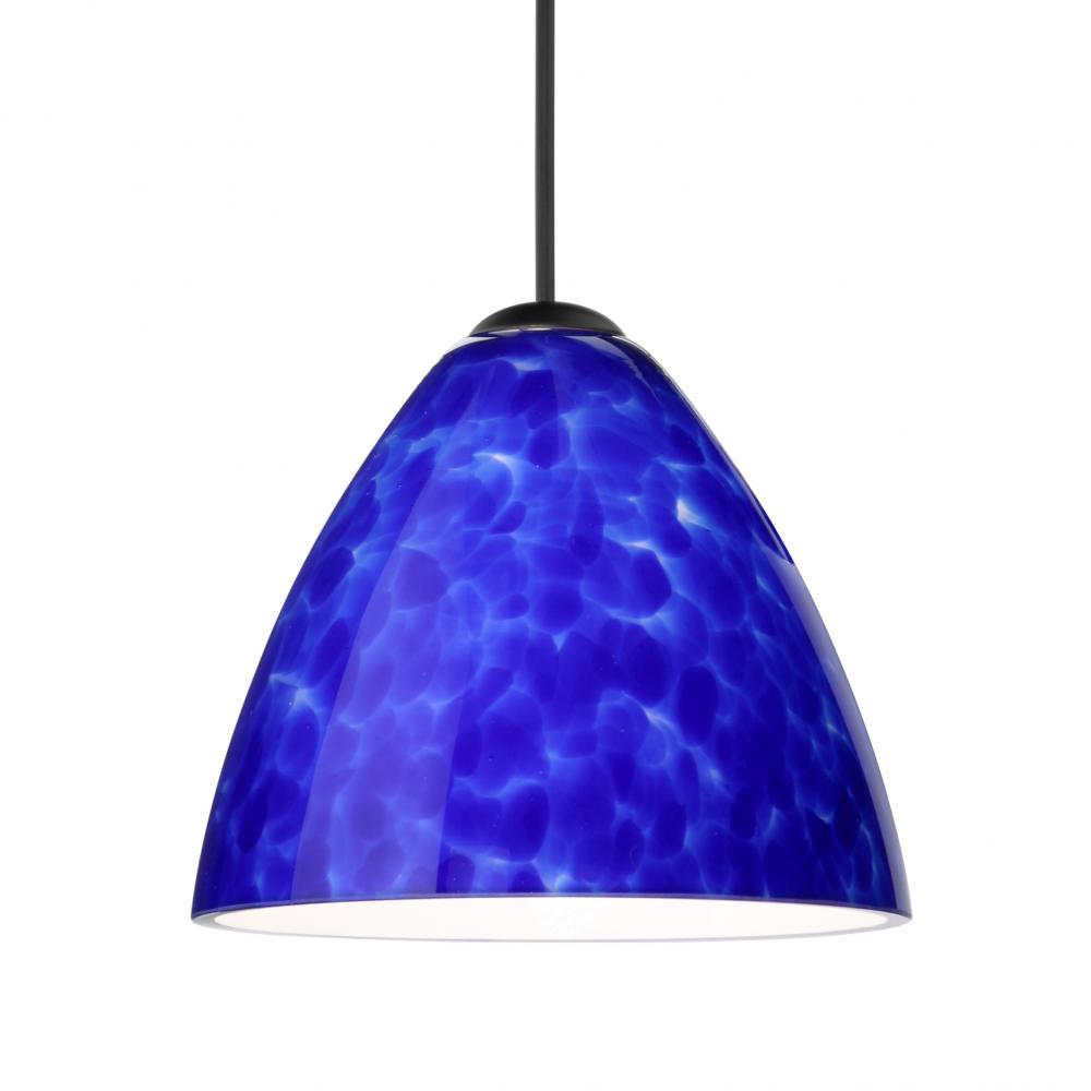 Besa Pendant For Multport Canopy Mia, Black Finish, Blue Cloud 1x50W MAX GY6.35 Base