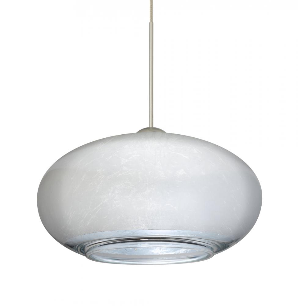 Besa Pendant For Multiport Canopy Brio 7 Satin Nickel Silver Foil 1x35W MAX GY6.35 Base