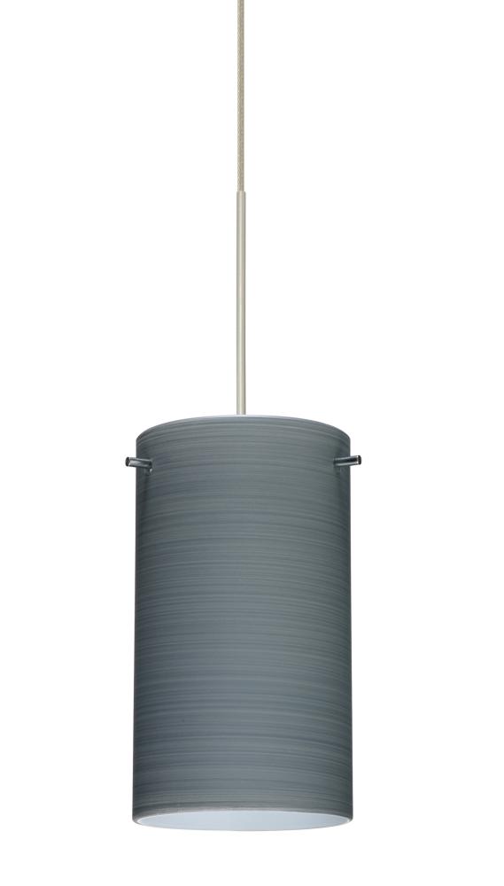 Besa Stilo 7 Pendant for Multiport Canopy Satin Nickel Titan 1x50W MAX GY6.35 Base