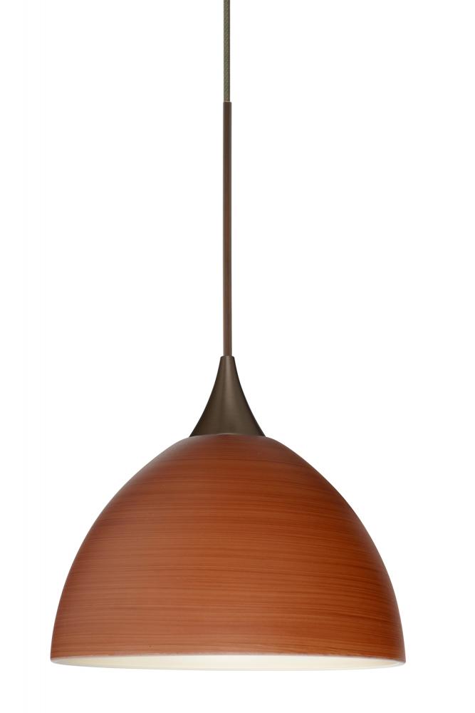 Besa Pendant For Multiport Canopy Brella Bronze Cherry 1x50W MAX GY6.35 Base