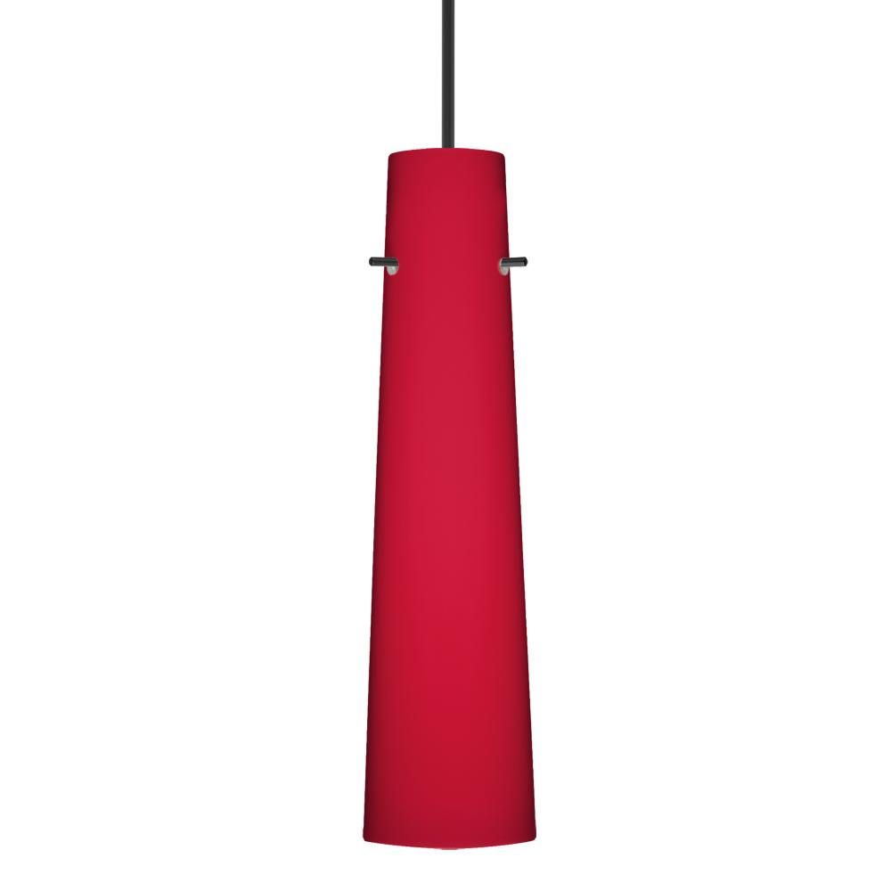 Besa Camino Pendant for Multiport Canopy Black Ruby Matte 1x50W MAX GY6.35 Base