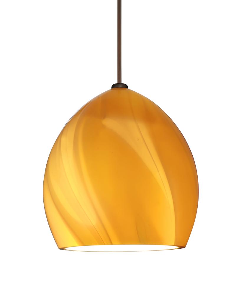 Besa Pendant Sprite Bronze Honey 1x5W LED