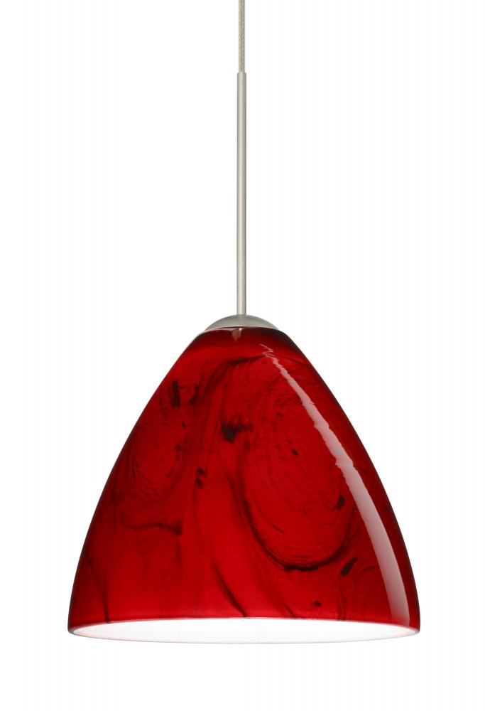 Besa Pendant Mia Satin Nickel Magma 1x5W LED