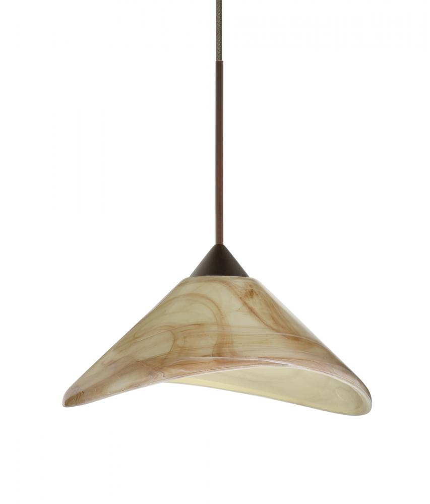 Besa Pendant Hoppi Bronze Mocha 1x3W LED
