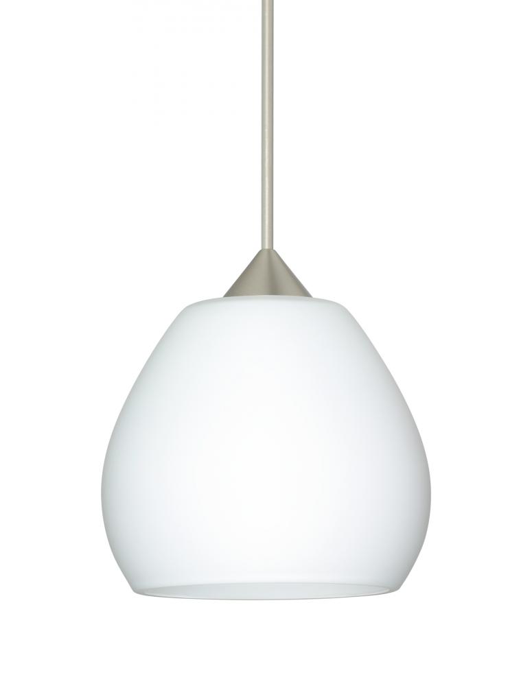 Besa Pendant Tay Tay Satin Nickel Opal Matte 1x5W LED