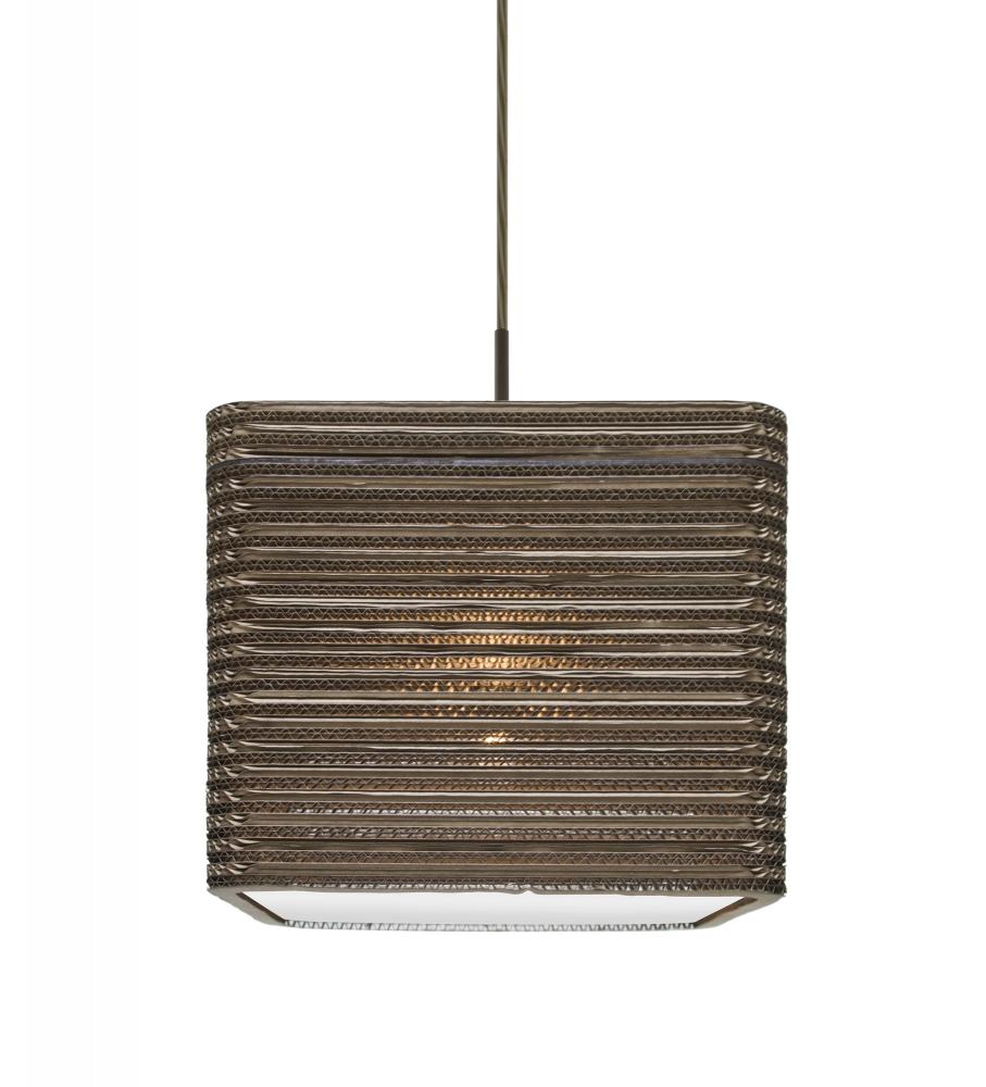 Besa, Kirk 12 Cord Pendant For Multiport Canopies, Bronze Finish, 1x9W LED