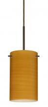 Besa Lighting 1BC-4404OK-BR-L - Besa Stilo 7 Pendant Bronze Oak 1x50W Candelabra, 15Ft. Cord