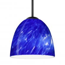 Besa Lighting 1BC-757286-BK - Besa Sasha Pendant Black Blue Cloud 1x50W E12 base