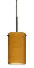 Besa Lighting 1BT-4404OK-BR-L - Besa Stilo 7 Pendant Bronze Oak 1x50W E12 base, 15Ft. Cord
