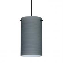 Besa Lighting 1BT-4404TN-BK - Besa Stilo 7 Pendant Black Titan 1x50W E12 base