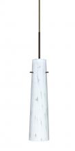 Besa Lighting 1BT-567419-BR-L - Besa Camino Pendant Bronze Carrera 1x40W E12 base, 15Ft. Cord