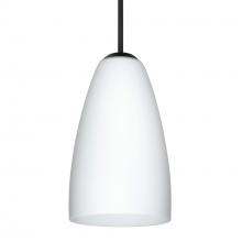 Besa Lighting 1JC-151107-BK - Besa Riva 9 Pendant Black Opal Matte 1x75W Medium Base