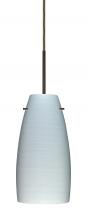 Besa Lighting 1JC-1512KR-LED-BR-L - Besa Tao 10 LED Pendant Chalk Bronze 1x9W LED, 15Ft. Cord