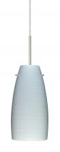 Besa Lighting 1JC-1512KR-SN-L - Besa Tao 10 Pendant Satin Nickel Chalk 1x100W Medium Base, 15Ft. Cord
