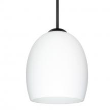 Besa Lighting 1JC-169707-BK - Besa Lucia Pendant Black Opal Matte 1x75W Medium Base