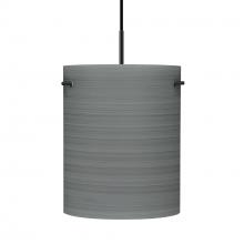 Besa Lighting 1JC-4006TN-BK - Besa Pendant Tamburo 8 Black Titan 1x100W Medium Base