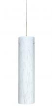 Besa Lighting 1JC-722419-LED-SN-L - Besa Stilo 16 LED Pendant Carrera Satin Nickel 1x9W LED, 15Ft. Cord