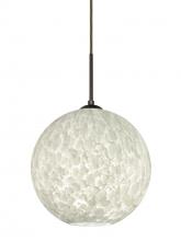 Besa Lighting 1JC-COCO1219-BR - Besa Coco 12 Pendant, Carrera, Bronze Finish, 1x60W Medium Base