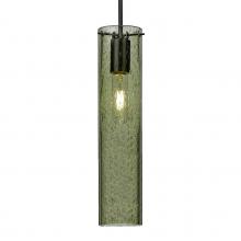Besa Lighting 1JC-JUNI16MS-BK - Besa, Juni 16 Cord Pendant, Moss Bubble, Black, 1x60W Medium Base